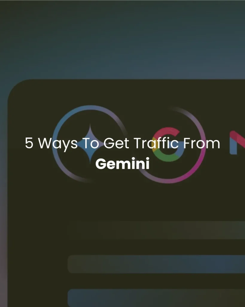 5 Ways To Get Traffic From Gemini